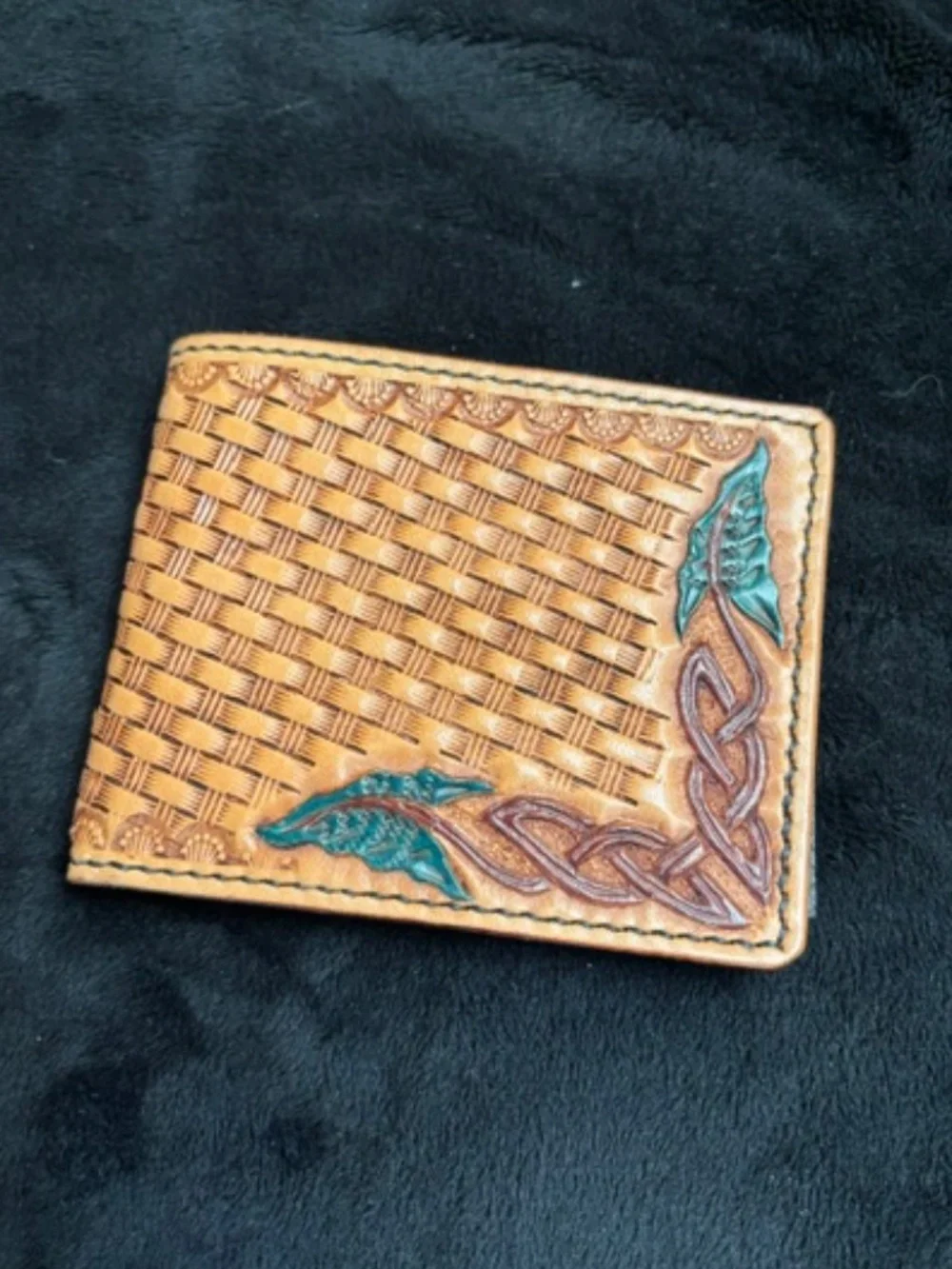 Herman (NWT) Mens handmade leather wallet